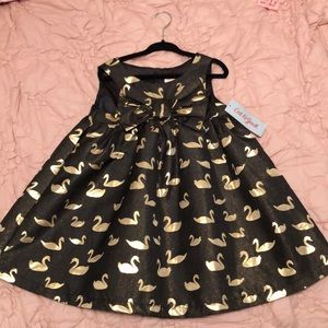 Toddler swann dress
